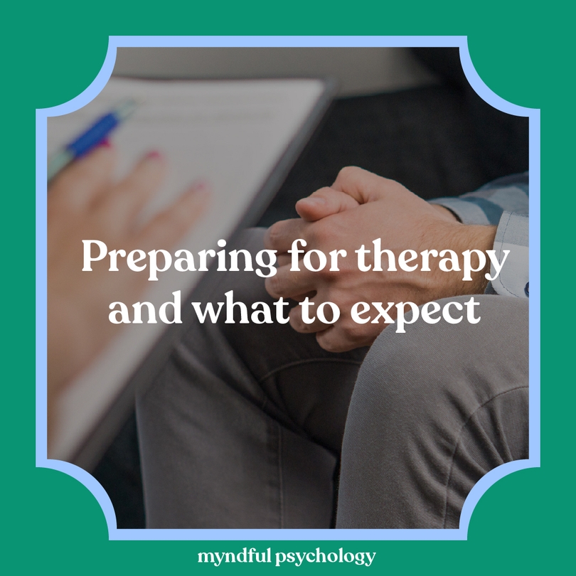 Preparing for therapy and what to expect